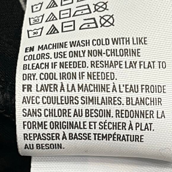 American Eagle Soft & Stretchy Black White Striped Side Cutout Mini Dress Sz M - Picture 6 of 8